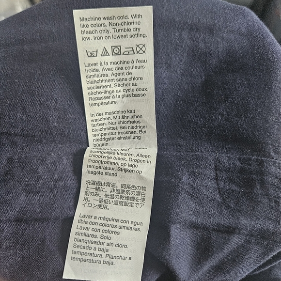 J. Crew Factory Linen-blend Navy Blue Jumpsuit Size 2 - Picture 12 of 13